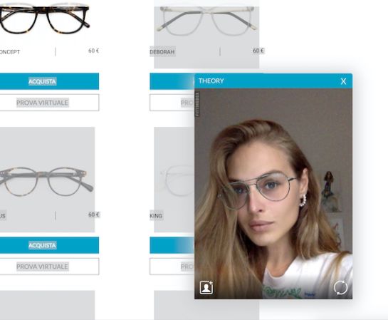 Provare occhiali online