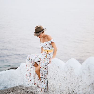 Una passeggiata al mare e un ABITO LUNGO A FIORI