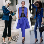 abbinamento blu e nero