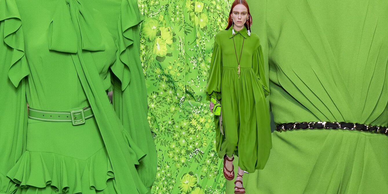colori moda primavera 2021 tendenze green